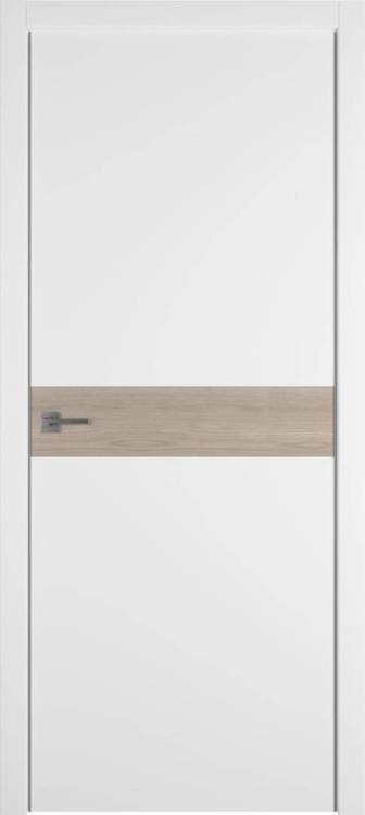 Межкомнатная дверь Владимирская Фабрика Дверей Urban H Emalex Ice вставка Red oak 800x2000