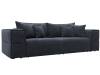 Прямой диван Лига Диванов Лига-058 НПБ 129387 RIMINI 14 темно-серый