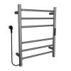 Полотенцесушитель электрический Abber Standard AH4606NG никель, 63x50 фото 3