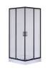 Душевой уголок Taliente TA-09092-1CB профиль матовый черный, стекло прозрачное, 90x90x195