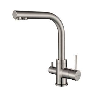 Смеситель для кухни Paulmark Essen Es213011-BS брашированная сталь