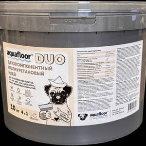 Клей двухкомпонентный Aquafloor DUO 10кг