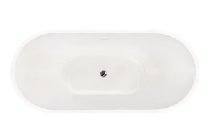 Акриловая ванна Royal Bath Wave RB610100CH белая, 150x73