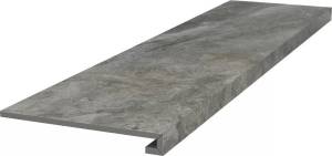 Ступень Kerama Marazzi Гриджио DL502820R\GCF клееная серый обрезной 119.5x33