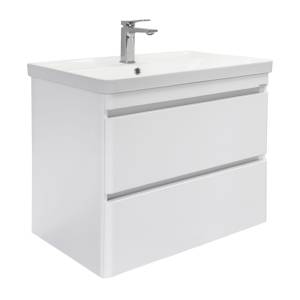 Тумба с раковиной Comforty Валдай-80П2 00-00019071 белый матовый