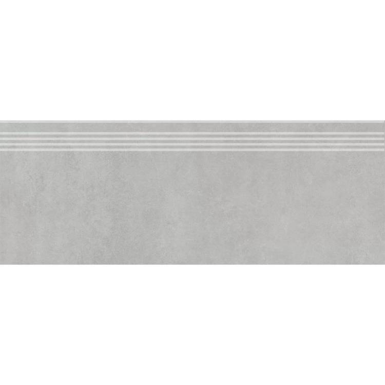 Ступень Kerama Marazzi Про Догана DD841190R/GR Серый Светлый Матовый Обрезной 30x80