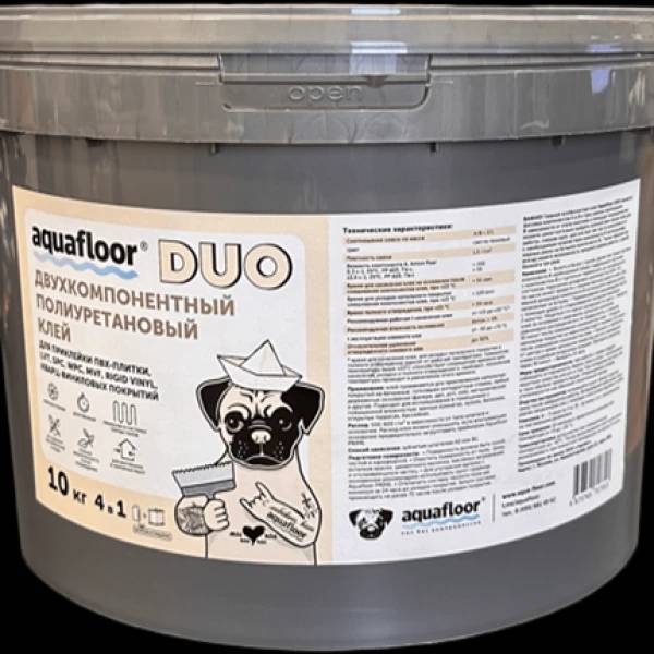 Клей двухкомпонентный Aquafloor DUO 10кг