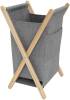 Корзина для белья Wasserkraft Nau WB-772-L серая фото 8