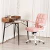 Кресло компьютерное Tetchair Lugano Wh 24334 розовый, ткань teddy фото 13