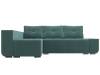 Диван угловой Лига диванов Амадэус Люкс 109708L Бирюзовый Левый фото 2
