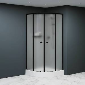 Душевая кабина RGW Andaman 381320888-24 профиль черный, стекло матовое, 80x80x197
