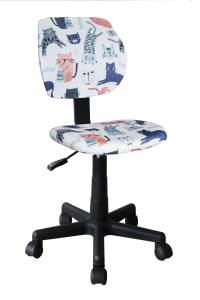 Кресло компьютерное Stool Group Лоло 5256D Cats cats