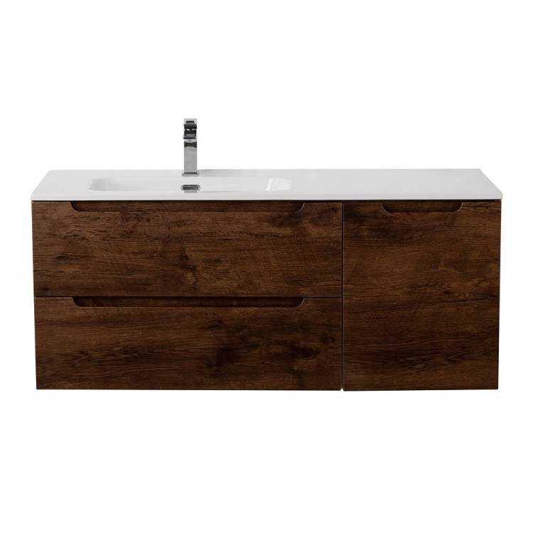 Тумба под раковину BelBagno ETNA-1200-2C-1A-SO-RW-L Rovere Moro, 120.9x50x46.2