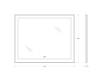 Зеркало BelBagno SPC-KRAFT-1000-800-LED-TCH-WARM с подсветкой и подогревом, Сатин фото 6