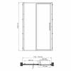 Душевая дверь в нишу Wasserkraft Lopau 32S05L фото 4
