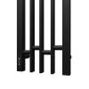 Полотенцесушитель электрический Point Фрея PN20738B П2 180x800 диммер слева, черный фото 3