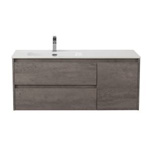 Тумба под раковину BelBagno KRAFT-1000-2C-1A-SO-CG-L Cemento Grigio, 100x50x46