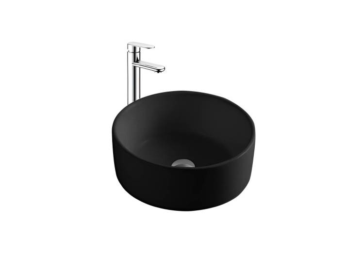 Раковина Aquatek AQ5118-MB накладная 400x400x165 мм, черный матовый