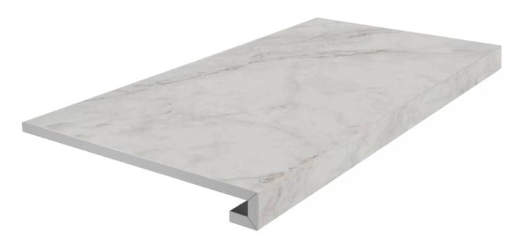 Ступень Kerama Marazzi Тубкаль KM6060G0321RGCF фронтальная клееная белый матовый обрезной 33x60