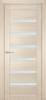 Межкомнатная дверь экошпон Мариам Техно 707, остекленная, капучино 800x2000