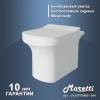 Унитаз приставной Maretti Veneto VE10PRBM61-844 безободковый, сиденье микролифт, белый фото 7