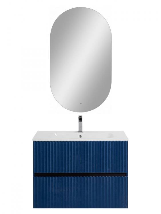 Тумба под раковину Art&Max Torino AM-TORINO-800-2C-SO-SA-P Сапфир, 80x43.8x57