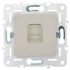 Розетка компьютерная RJ45 IEK Skandy SK-K10-1-K10 бежевый фото 2