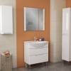 Тумба с раковиной Dreja Laguna Plus 85 белая фото 4