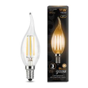 Светодиодная филаментная лампа Gauss Filament Candle 104801111