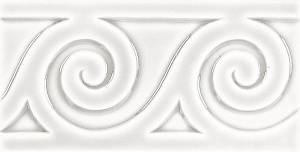 Бордюр Adex Modernista ADMO4087 Relieve Mar C/C Blanco 7.5x15