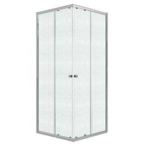 Душевой уголок Niagara Eco NG-1010-14QMT профиль хром матовый, стекло матовое, 100x100x190
