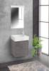 Тумба под раковину Belbagno Kraft Mini KRAFT MINI-500/260-1A-SO-CG-R 45x25x49 Cemento Grigio подвесная с распашной дверцей, правосторонняя фото 6