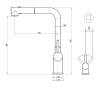 Смеситель для кухни Grandex aqua Integra-SP 902049 сатин фото 3