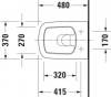 Чаша для унитаза подвесного Duravit DuraStyle 2539090000 фото 4