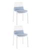 Стул с подушкой Stool Group Louran D-012S white X2 Белый 2 шт.
