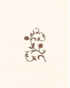 Декор Cersanit Albero AB2B301 светло-бежевый  20x25