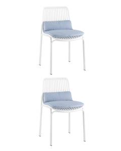 Стул с подушкой Stool Group Louran D-012S white X2 Белый 2 шт.