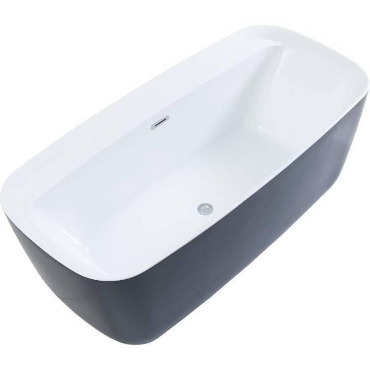 Акриловая ванна Aquanet Family Fine 95778-MW-MB 170x78 белая матовая/черная матовая