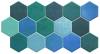Керамическая плитка Realonda Ceramica Hex RLN0063 Aquamarine 26.5x51 фото 2