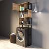 Стеллаж 1MarKa Grunge Loft Ц0000005249 66x200 бежевый фото 6