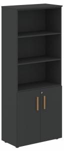 Шкаф комбинированный Skyland Forta 00-07088301 Черный графит