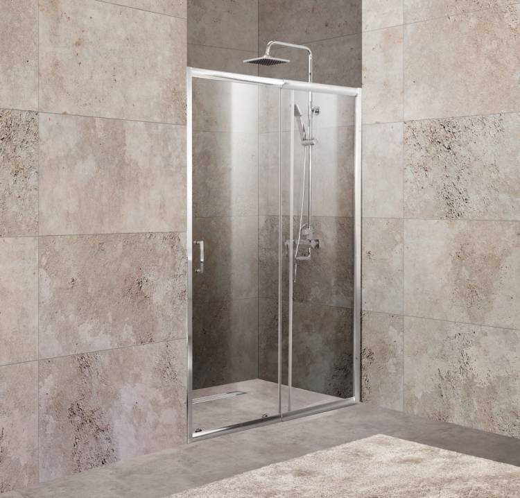 Душевая дверь BelBagno Unique BF-1-110/125-M-Cr