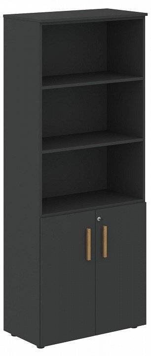 Шкаф комбинированный Skyland Forta 00-07088301 Черный графит