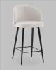 Стул полубарный Stool Group Ханнингем vd-hanningem-pf-silver жемчужный, велюр фото 2