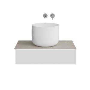 Тумба с раковиной Kerama Marazzi Magica утренний серый матовый, 120 см, раковина MA.wb.42