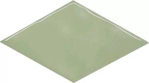 Декор Kerama Marazzi Риад KMD2SRB008BN зелёный светлый глянцевый 13.5x7.8