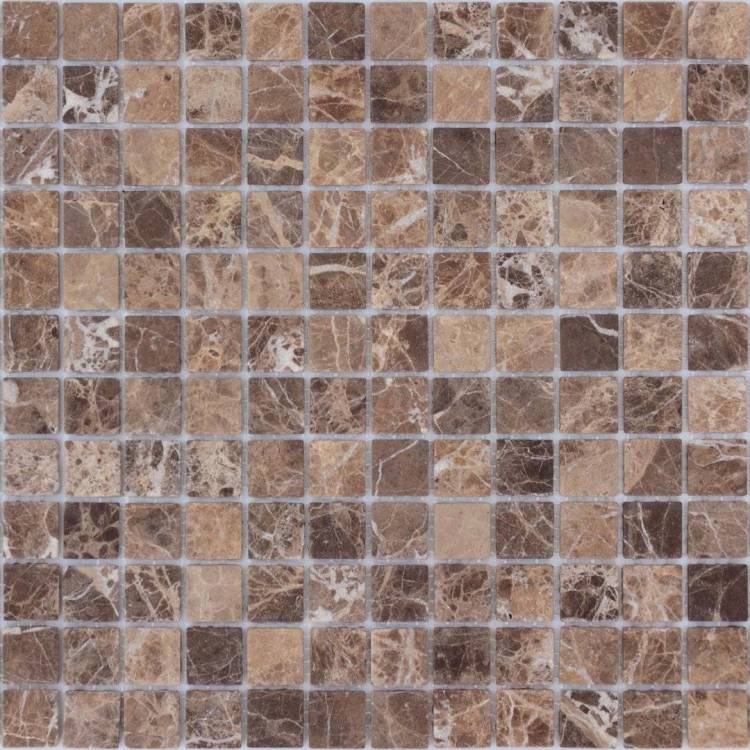 Мозаика LeeDo Pietrine 4 Emperador Dark Mat (2.3x2.3) 29.8x29.8