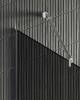 Душевая перегородка MaybahGlass MGD-698-5у 79x195, стекло графит 8 мм, профиль хром матовый фото 5