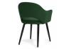 Стул Woodville Апри 464181 NEO confetti deep forest темно-зеленый / черный глянец фото 4