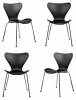 Комплект стульев Bradex Home Seven Style FR 0425K черный 4 шт.